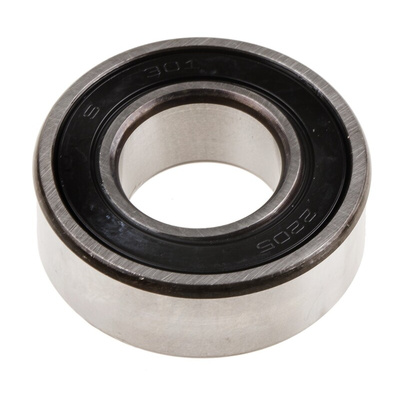 FAG 2205-2RS-TVH Self Aligning Ball Bearing- Both Sides Sealed 25mm I.D, 52mm O.D