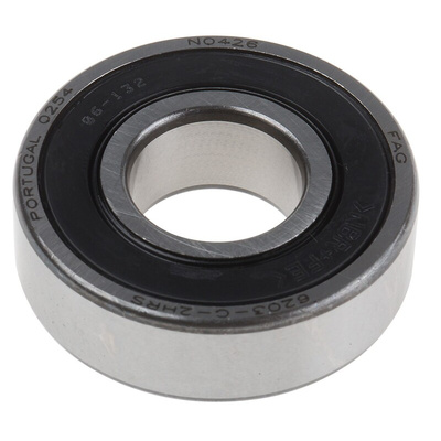 FAG 6203-C-2HRS Single Row Deep Groove Ball Bearing- Both Sides Sealed 17mm I.D, 40mm O.D