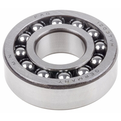 FAG 1203-TVH Self Aligning Ball Bearing- Open Type 17mm I.D, 40mm O.D