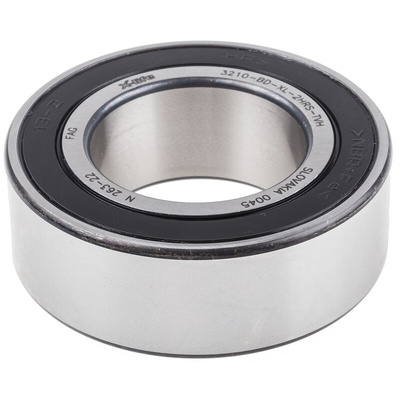 FAG 3210-BD-XL-2HRS-TVH Double Row Angular Contact Ball Bearing- Both Sides Sealed 50mm I.D, 90mm O.D