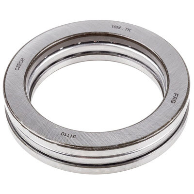 FAG 51110 Thrust Ball Bearing- Open Type 50mm I.D, 70mm O.D