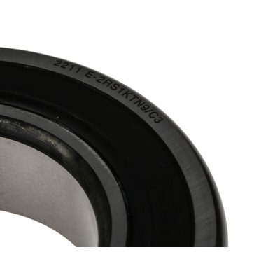SKF 2211 E-2RS1KTN9/C3 Self Aligning Ball Bearing- Both Sides Sealed 55mm I.D, 100mm O.D