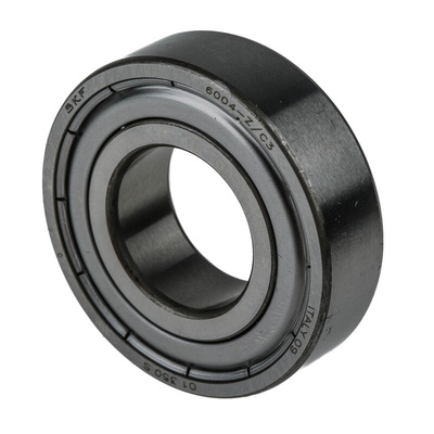 SKF 6004-Z/C3 Single Row Deep Groove Ball Bearing- One Side Shielded 20mm I.D, 42mm O.D