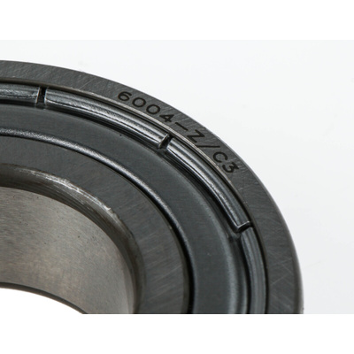 SKF 6004-Z/C3 Single Row Deep Groove Ball Bearing- One Side Shielded 20mm I.D, 42mm O.D