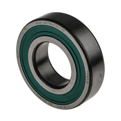 SKF 6206-2RZTN9/C3VT162 Single Row Deep Groove Ball Bearing- Non Contact Seals On Both Sides 30mm I.D, 62mm O.D
