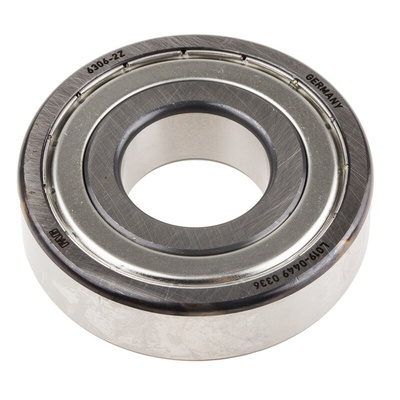 FAG 6306-2Z Single Row Deep Groove Ball Bearing- Both Sides Shielded 30mm I.D, 72mm O.D