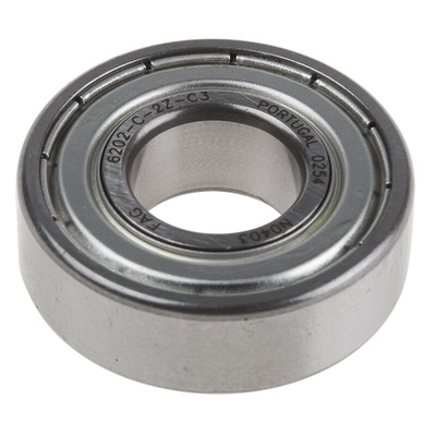 FAG 6202-C-2Z-C3 Single Row Deep Groove Ball Bearing- Both Sides Shielded 15mm I.D, 35mm O.D