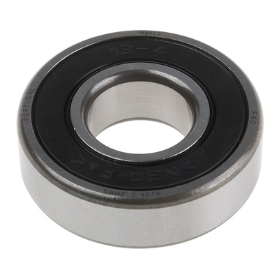 FAG 6204-C-2HRS Single Row Deep Groove Ball Bearing- Both Sides Sealed 20mm I.D, 47mm O.D