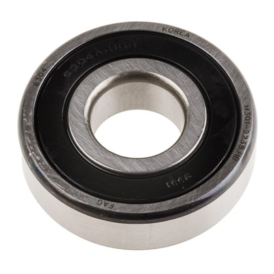 FAG 6304-C-2HRS Single Row Deep Groove Ball Bearing- Both Sides Sealed 20mm I.D, 52mm O.D