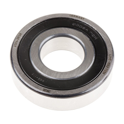 FAG 6306-2RSR Single Row Deep Groove Ball Bearing- Both Sides Sealed 30mm I.D, 72mm O.D