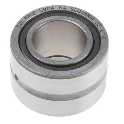 INA NKIB5904-XL Double Row Angular Contact Ball Bearing- Open Type 20mm I.D, 37mm O.D