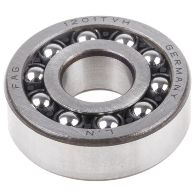 FAG 1201-TVH Self Aligning Ball Bearing- Open Type 12mm I.D, 32mm O.D