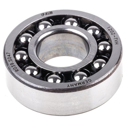 FAG 1202-TVH Self Aligning Ball Bearing- Open Type 15mm I.D, 35mm O.D