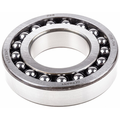 FAG 1208-TVH Self Aligning Ball Bearing- Open Type 40mm I.D, 80mm O.D
