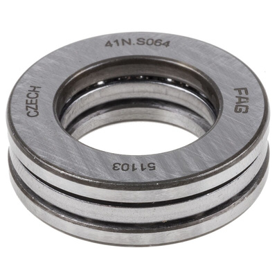 FAG 51103 Thrust Ball Bearing- Open Type 17mm I.D, 30mm O.D