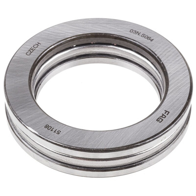 FAG 51108 Thrust Ball Bearing- Open Type 40mm I.D, 60mm O.D