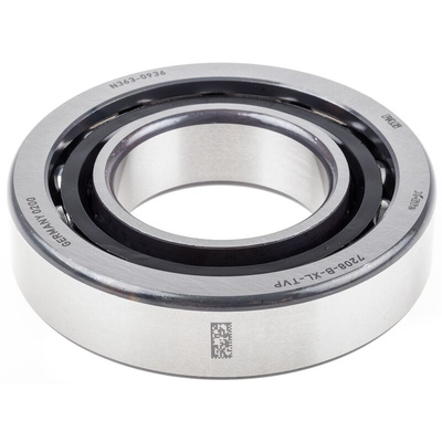 FAG 7208-B-XL-TVP Single Row Angular Contact Ball Bearing- Open Type 40mm I.D, 80mm O.D