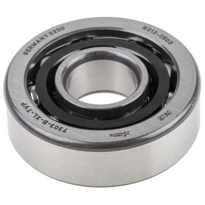 FAG 7303-B-XL-TVP Single Row Angular Contact Ball Bearing- Open Type 17mm I.D, 47mm O.D