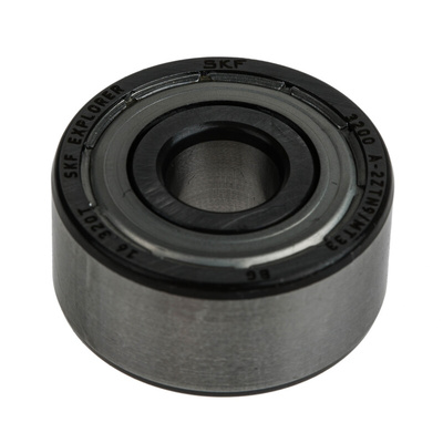 SKF 3200 A-2ZTN9/MT33 Double Row Angular Contact Ball Bearing- Both Sides Shielded 10mm I.D, 30mm O.D