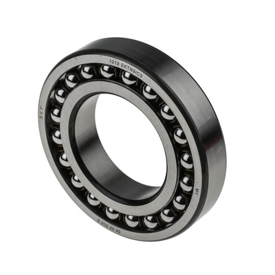 SKF 1212 EKTN9/C3 Self Aligning Ball Bearing- Open Type 60mm I.D, 110mm O.D