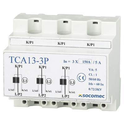 Socomec 192T Series Current Transformer, 3 x 150A Input