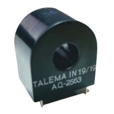 Nuvotem Talema AQ Series Through Hole Mounted Current Transformer, 63A Input, 2500:1A, 9mm Bore, 600 V