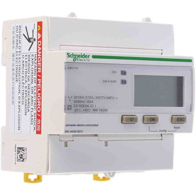 Schneider Electric 1, 3 Phase LCD Energy Meter