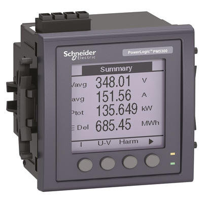 Schneider Electric 3 Phase LCD Digital Power Meter