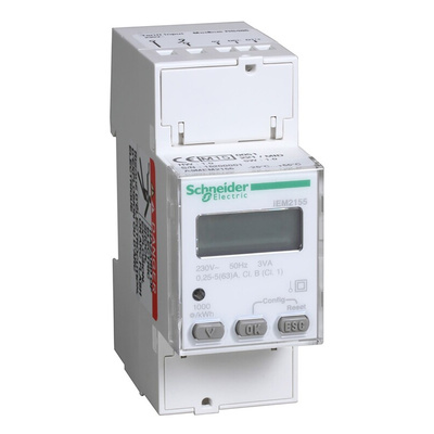 Schneider Electric 1 Phase LCD Energy Meter, Type Electronic