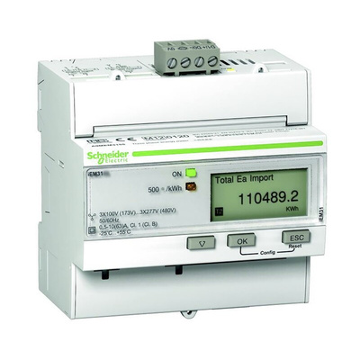 Schneider Electric 3 Phase LCD Energy Meter, Type Electronic