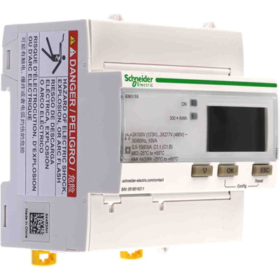 Schneider Electric 1, 3 Phase LCD Energy Meter