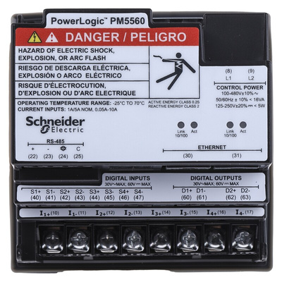 Schneider Electric 3 Phase LCD Digital Power Meter, Type Electromechanical