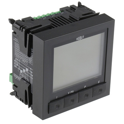 HOBUT 3 Phase LCD Energy Meter, Type Electromechanical