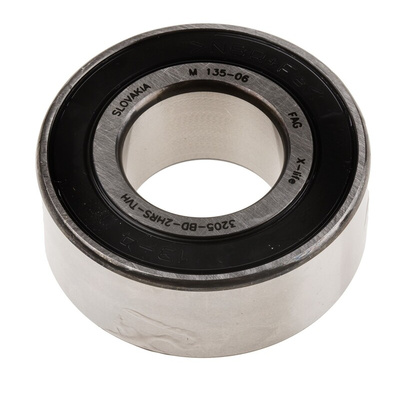 FAG 3205-BD-XL-2HRS-TVH Double Row Angular Contact Ball Bearing- Both Sides Sealed 25mm I.D, 52mm O.D
