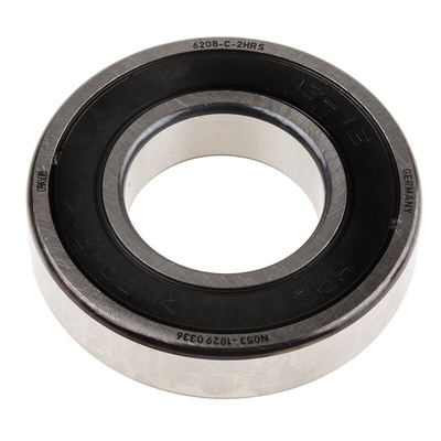 FAG 6208-C-2HRS Single Row Deep Groove Ball Bearing- Both Sides Sealed 40mm I.D, 80mm O.D