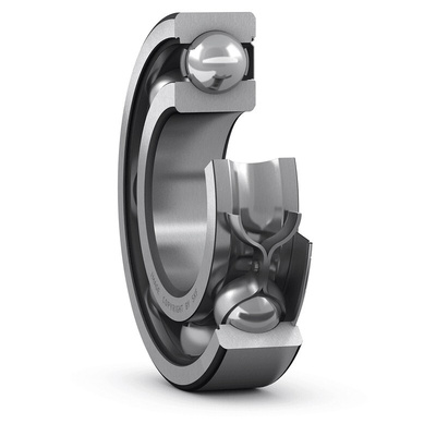 SKF 6006-Z Single Row Deep Groove Ball Bearing- One Side Shielded 30mm I.D, 55mm O.D