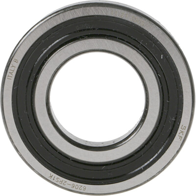 SKF 6206-2RS1K Single Row Deep Groove Ball Bearing- Both Sides Sealed 30mm I.D, 62mm O.D
