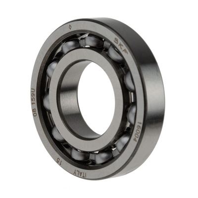 SKF 16004 Single Row Deep Groove Ball Bearing- Open Type 20mm I.D, 42mm O.D