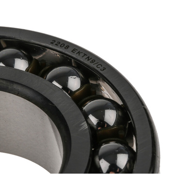 SKF 2208 EKTN9/C3 Self Aligning Ball Bearing- Open Type 40mm I.D, 80mm O.D
