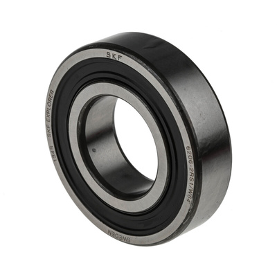 SKF 6206-2RS1/W64 Single Row Deep Groove Ball Bearing- Both Sides Sealed 30mm I.D, 62mm O.D