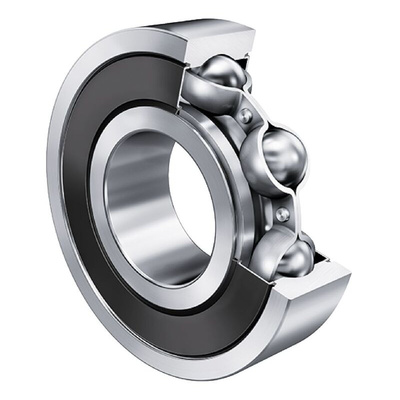 FAG 626-2RSR-C3-HLN Single Row Deep Groove Ball Bearing- Both Sides Sealed 6mm I.D, 19mm O.D