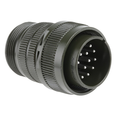 Amphenol, MS-A 17 Way Cable MIL Spec Circular Connector, Pin Contacts,Shell Size 20, Quick Coupling Threaded,