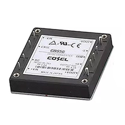 Cosel 50.4W Isolated DC-DC Converter Through Hole, Voltage in 18 → 36 V dc, Voltage out 24V dc