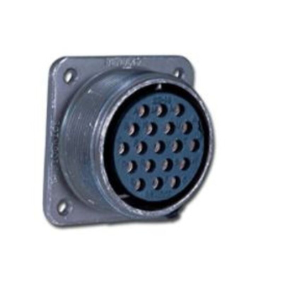 Amphenol, MS-E 8 Way MIL Spec Circular Connector Plug, Socket Contacts,Shell Size 22, Quick Coupling Threaded,