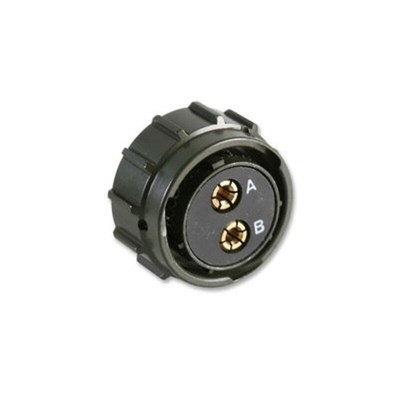 Amphenol, 62GB 2 Way Cable MIL Spec Circular Connector Plug, Socket Contacts,Shell Size 18, Bayonet, MIL-DTL-26482