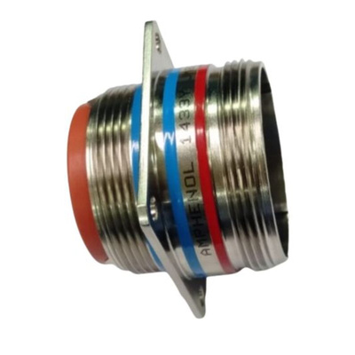Amphenol India 28 Way MIL Spec Circular Connector Receptacle, Pin Contacts