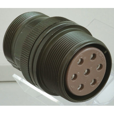 JAE 3 Way Cable Mount MIL Spec Circular Connector Receptacle, Socket Contacts,Shell Size 14S