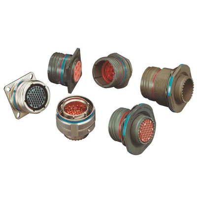 Amphenol Aerospace, Series III TV 22 Way Jam Nut Connector Receptacle, Pin Contacts,Shell Size 13, MIL-DTL-38999
