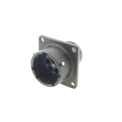 Amphenol Air LB 6 Way Circular Connector Receptacle, Socket Contacts