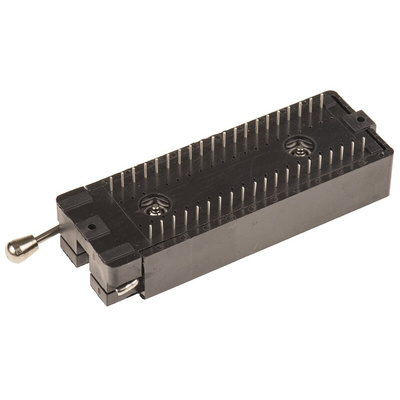 Aries Electronics 2.54mm Pitch 40 Way Through Hole DIP Test IC Socket